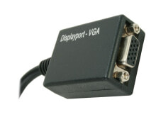 BYTECC DP-VGA005MF DisplayPort to VGA Female Cable Adaptor 0.5ft (6