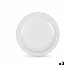 Набор многоразовых тарелок Algon Белый Пластик 28 x 28 x 1,5 cm (36 штук)