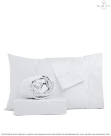 Color Sense purity Home 1000 Thread Count Egyptian Cotton Sheets Set, Full