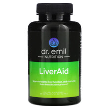 Витамины и БАДы для пищеварительной системы Dr Emil Nutrition, LiverAid, 60 капсул
