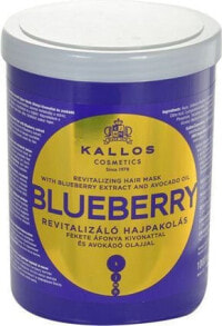 Маска или сыворотка для волос Kallos Blueberry Hair Mask Maska do włosów 1000ml