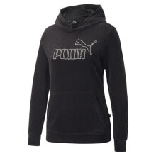 Puma Ess+ Velour Hoodie Plus Womens Size 1X Casual Outerwear 67437101 купить онлайн