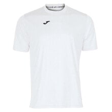 Мужские спортивные футболки мужская спортивная футболка белая однотонная Joma Combi