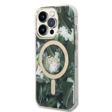 GUESS Gubpp14Lhjeacsa+ Charger Set iPhone 14 Pro 6.1 Jungle phone case