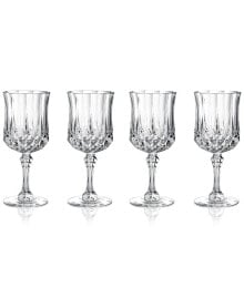 Longchamp cristal D’Arques Set of 4 Cordial Glasses
