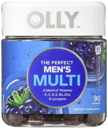 Витаминно-минеральные комплексы Olly The Perfect Men's Multi Витаминно-минеральный комплекс для мужчин 90 пастилок
