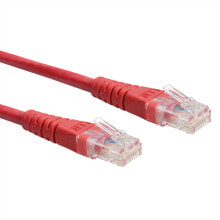 Кабели и разъемы для аудио- и видеотехники ROLINE 21.15.1581 сетевой кабель 10 m Cat6 U/UTP (UTP) Красный