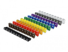 Изделия для изоляции, крепления и маркировки DeLOCK 18304 кабельный зажим Разнообразные цвета 100 шт