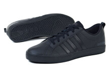 Мужские кроссовки повседневные черные кожаные низкие демисезонные adidas B44869