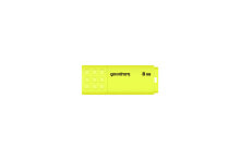 Goodram UME2 USB флеш накопитель 8 GB USB тип-A 2.0 Желтый UME2-0080Y0R11