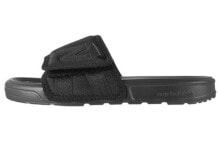New Balance 2152系列 魔术贴运动拖鞋 男女同款 黑色 / Спортивные тапочки New Balance 2152CBB