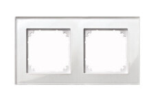 Умные розетки, выключатели и рамки Merten 489219 рамка для розетки/выключателя Белый