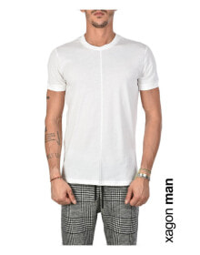 Мужские футболки Мужская футболка повседневная белая однотонная Xagon Man T-shirt