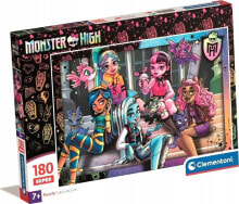 Купить пазлы для детей Clementoni: Clementoni CLE puzzle 180 Super SuperKolor Monster High 29791