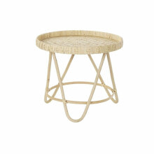 Side table DKD Home Decor Brown Bamboo 60 x 60 x 52 cm