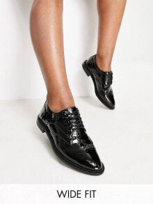 Черные женские низкие ботинки