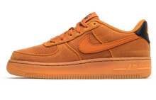 Nike Air Force 1 Low Lv8 Style (GS) 低帮 板鞋 女款 橙色 / Кроссовки Nike Air Force 1 Low Lv8 Style (GS) AR0735-800