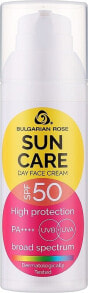 Tagescreme SPF 50 - Bulgarian Rose Sun Care Day Face Cream SPF 50