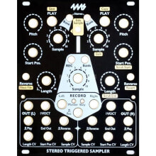 4ms Stereo Triggered Sampler Black Panel