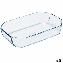 Oven Dish Pyrex Inspiration Rectangular 30 x 20 x 6,45 cm Transparent Glass (5 Units)