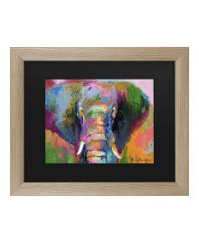 Trademark Global richard Wallich Elephant 2 Matted Framed Art - 37