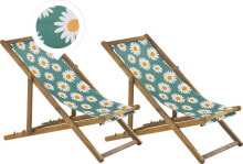 Sun beds and deck chairs