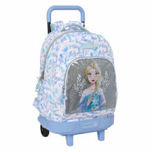 School Bag Frozen Memories Blue White 33 X 45 X 22 cm