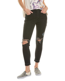 Купить женские джинсы Good American: Good American Good Legs Black Crop Jean Women's