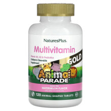 Animal Parade Gold, Children's Chewable Supplement, Cherry, Grape & Orange, 60 Animal-Shaped Tablets
