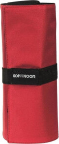 Пенал Koh-I-Noor красный цвет, 24 предмета