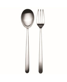 Serving Fork and Spoon Linea Cutlery, Set of 2