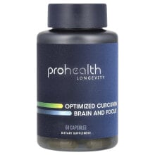 Optimized Curcumin, Brain and Focus, 60 Capsules