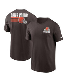 Nike men's Brown Cleveland Browns Blitz Essential T-shirt