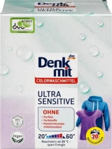 Colorwaschmittel Pulver Ultra Sensitive, 20 Wl