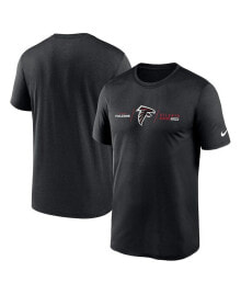 Nike men's Black Atlanta Falcons Horizontal Lockup Legend T-shirt