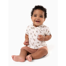 Купить детские комплекты одежды для малышей Gerber: Modern Moments by Gerber Baby Short Sleeve Top and Short Outfit Set - 6/9 Months