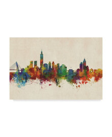 Trademark Global michael Tompsett Taipei Taiwan Skyline Canvas Art - 15