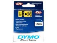 Купить картриджи для принтеров Dymo (Newell Rubbermaid): Dymo D1 Schriftband 12 mm x 7 m schwarz auf gelb 45018 - Labels - A1