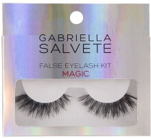 False eyelashes and glue