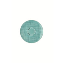 Rosenthal Mesh Aqua Kombi-Untertasse Kaffeeuntere Unterasse 16 cm blau