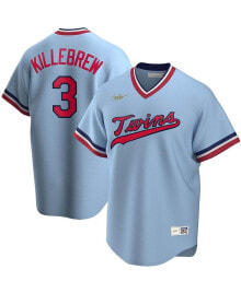 Nike men's Harmon Killebrew Light Blue Minnesota Twins Road Cooperstown Collection Player Jersey