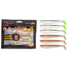 QUANTUM FISHING Q-Paddler Power Packs Clear Water Mix Soft Lure 80 mm