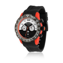 Мужские наручные часы с ремешком Мужские наручные часы с черным резиновым ремешком Bultaco H1PO48C-SW1 ( 48 mm)