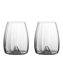 Waterford elegance Optic Wine Stemless 16.5 oz, Set of 2