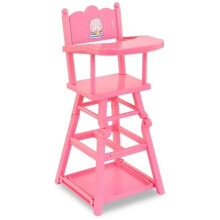 Мебель для кукол corolle - High Pink Stuhl - Mahlzeit Accessoire - Fr Poupon 36 und 42 cm - 3 Jahre alt