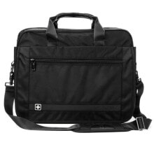 Мужская спортивная сумка черная текстильная маленькая для тренировки с ручками через плечо 17 