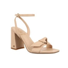 Купить коричневые женские сандалии Sam & Libby: Sam & Libby Jordan Sandals Women's US 7.5 Brown Adjustable Ankle Strap High-Heel