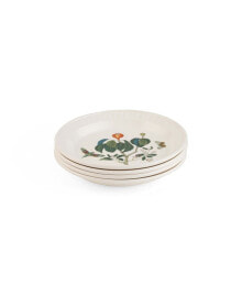 Portmeirion botanic Garden  Harmony Emerald 4 Piece Salad Plate Set