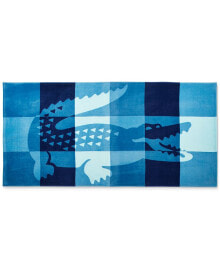 Lacoste Home net Signature Croc Cotton Beach Towel