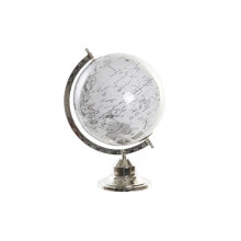 Земной глобус DKD Home Decor Белый Серый Серебристый современный 27 x 25 x 38 cm